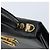 Bolso de mano Gancini de cuero negro y dorado Auth 173237 de Salvatore Ferragamo - vista 9