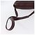 Céline Borsa a Spalla in Tela Macadam CELINE in Pelle Dorata Bordeaux Auth 172287 D'oro Bordò - vista 7