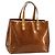 LOUIS VUITTON Borsa a Mano Monogram Vernis Reade PM Bronzo M91146 LV Auth ep13394