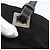Borsa Tote PRADA in nylon e pelle nera Auth 173605 Nero - vista 10