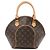 Borsa Louis Vuitton Ellipse PM in tela Monogram marrone M51127