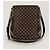 Louis Vuitton Musette Salsa Damier Ebano Marrone - vista 3
