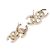 Chanel Boucles oreille Clous 2023 Light Gold Metal Double CC earrings Studs Doré - vue 4