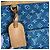 Borsa piatta in denim Louis Vuitton Blu - vista 5