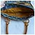 Borsa piatta in denim Louis Vuitton Blu - vista 9