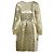 Autre Marque Mini Kleid mit Pailletten von Philosophy by Alberta Ferretti Golden Gelb