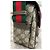 Borsa a tracolla Gucci Ophidia GG Supreme Marrone Rosso Verde - vista 7