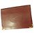 Cartera Cartier de cuero burdeos Castaño