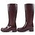 Gummiregenstiefel Monogram Louis Vuitton Braun Bordeaux - Ansicht 3
