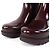 Gummiregenstiefel Monogram Louis Vuitton Braun Bordeaux - Ansicht 6