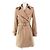 Autre Marque Abrigo Trench Mackintosh Abrigo de Algodón Beige