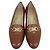 Mocassini in pelle BABS Double Gancini di Salvatore Ferragamo Marrone Bronzo - vista 3