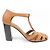 Sandali in pelle Idealista di Hermès Marrone - vista 6