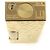 Alfred Dunhill Briquet carré Dunhill Crosscut Doré - vue 5