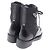 Botas de cuero cepillado con logo triangular de Re-Nylon de Prada Negro - Ansicht 3