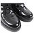 Botas de cuero cepillado con logo triangular de Re-Nylon de Prada Negro - Ansicht 8