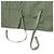 Autre Marque Giacca militare corta in cotone URU Verde Verde oliva - vista 13