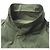 Autre Marque Giacca militare corta in cotone URU Verde Verde oliva - vista 6
