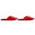 Mule in pelle con strisce Horsebit di Gucci×adidas Rosa Rosso - vista 4