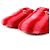 Mule in pelle con strisce Horsebit di Gucci×adidas Rosa Rosso - vista 5