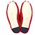 Mule in pelle con strisce Horsebit di Gucci×adidas Rosa Rosso - vista 8