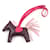 Porte-clés Hermès Rodeo Touch Rouge  - vue 1