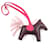Porte-clés Hermès Rodeo Touch Rouge  - vue 2