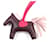 Porte-clés Hermès Rodeo Touch Rouge  - vue 3