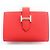 Cartera de cuero Bearn Mini de Hermès Rosa