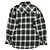 Autre Marque CAMICIA WESTERN A QUADRI OMBRATA LASTMAN Camicia di cotone Nero - vista 2
