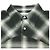 Autre Marque CAMICIA WESTERN A QUADRI OMBRATA LASTMAN Camicia di cotone Nero - vista 7