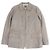 Autre Marque Chaqueta de cuero de cabra Hugo Boss Gris Gris antracita