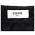 Céline Calça larga de dois pregas Celine Center em lã Preto - vista 6