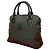 Céline Borsa Boston in pelle Celine Marrone Nero