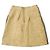 Autre Marque Falda de algodón jacquard Carven Beige - vista 2