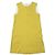 Autre Marque Vestido sin mangas J&M Davidson de algodón lyocell Amarillo