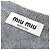 Miu Miu Bestes Logo Argyle-Muster Kaschmir-Strickwaren Grau - Ansicht 6
