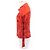 Issey Miyake Langarmhemd mit Allover-Blumenmuster PLEATS PLEASE Orange - Ansicht 2