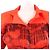 Issey Miyake Langarmhemd mit Allover-Blumenmuster PLEATS PLEASE Orange - Ansicht 4