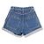Shorts in denim di cotone decorati con gioielli Valentino Fruit Blu - vista 2