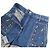 Shorts in denim di cotone decorati con gioielli Valentino Fruit Blu - vista 3