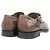 Leder Monk Strap Schuhe von Salvatore Ferragamo Braun - Ansicht 4