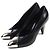 Céline Lederpumps mit Metallspitze Celine Schwarz Silber