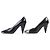 Céline Lederpumps mit Metallspitze Celine Schwarz Silber - Ansicht 3
