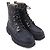 Stivali Embossed Gancini NAVAL2 di Salvatore Ferragamo Nero Blu Blu navy - vista 3