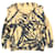 Céline Felpa Celine in cotone Nero Arancione  - vista 3