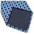 Cravatta in seta Hermès Blu Blu navy  - vista 6