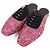 Autre Marque Pantofole in pelle scamosciata HOSOO Nero Rosa