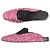 Autre Marque Pantofole in pelle scamosciata HOSOO Nero Rosa - vista 4