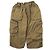 Autre Marque Pantalón cargo BAL RIPSTOP ZIP HEM CREW 3 4 Castaño Chocolate